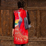 Silk Velvet Vest With Embroidery