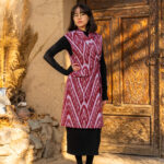 Burgundy Long Vest