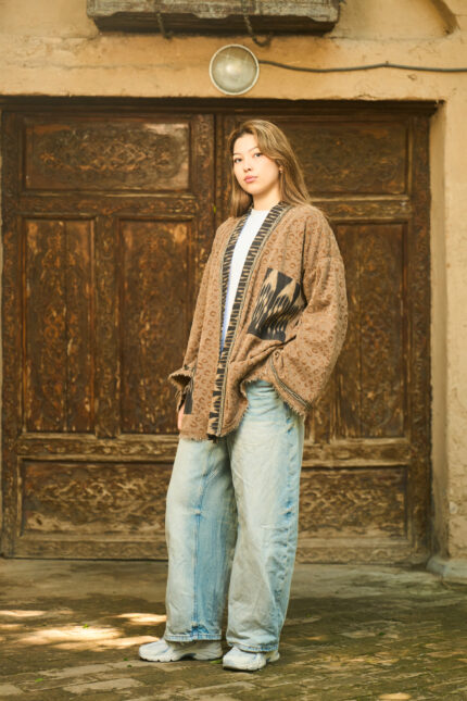 Jacket with Animal Appliqué (Tiger)