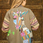 Jacket with Animal Appliqué (Giraffe)