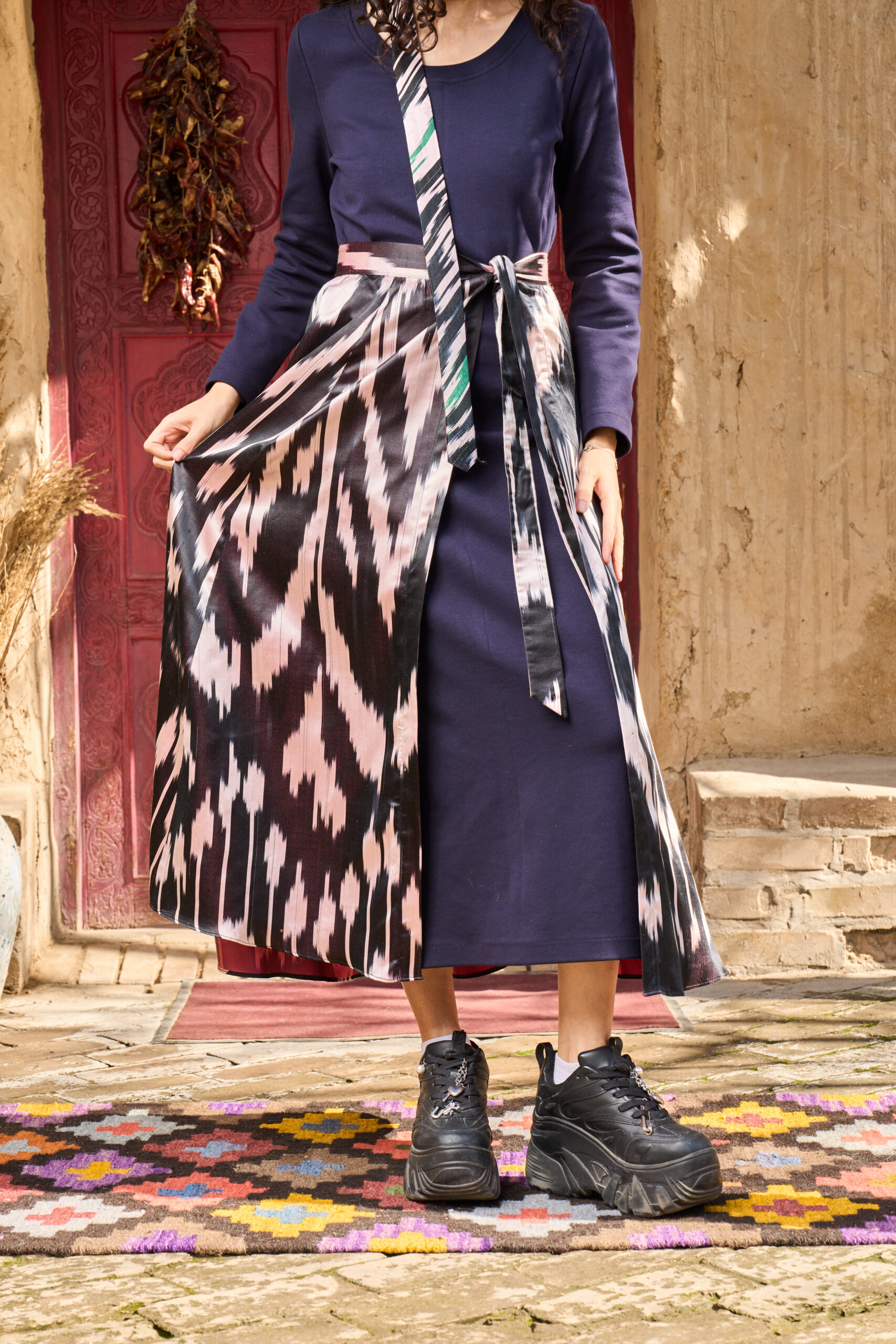 Overlay For Jeans Or Skirt - Natural Silk